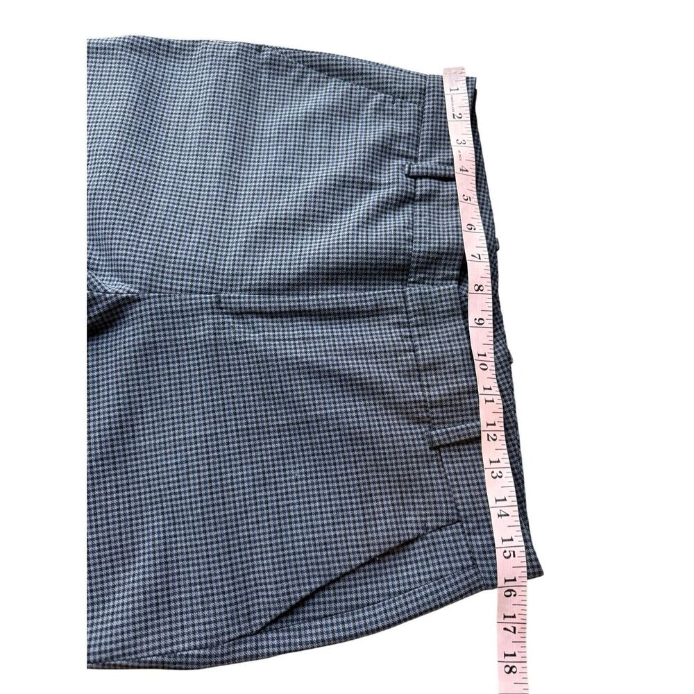 ZARA Woman Ankle Slim Straight Fine Plaid Dress Pants Size 10 - Picture 7 of 9